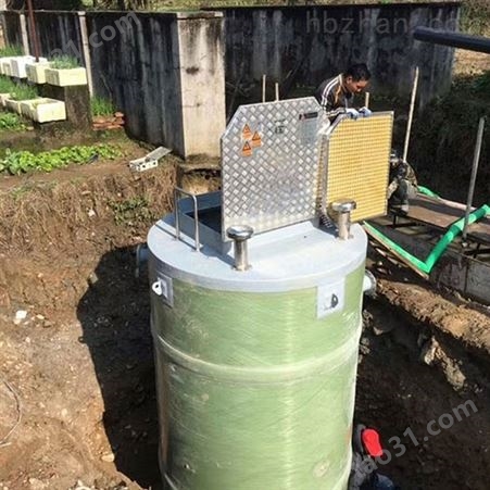 一体化预制提升泵站的坑式安装的具体细节