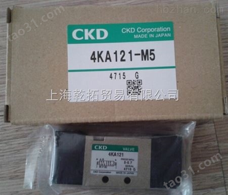 CKD2位单电控电磁阀4KA121-M5,4KA311-08-P