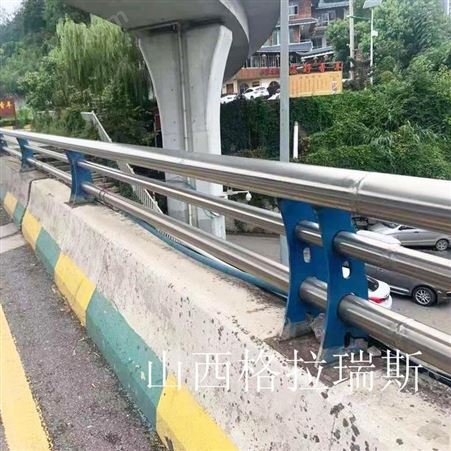 山西太原不锈钢桥梁防护栏杆高架桥梁河道护栏厂家