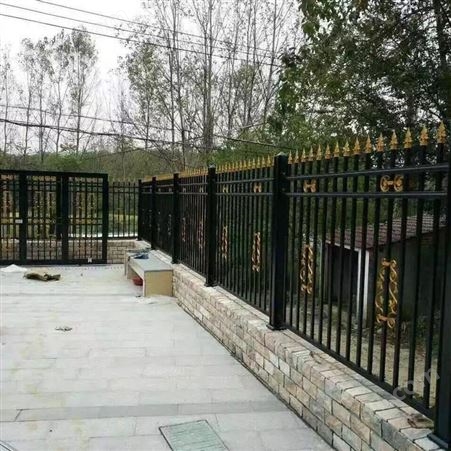 铁艺栅栏 小区别墅铸铁护栏 欧式铁艺护栏 喷漆庭院围墙铁艺护栏