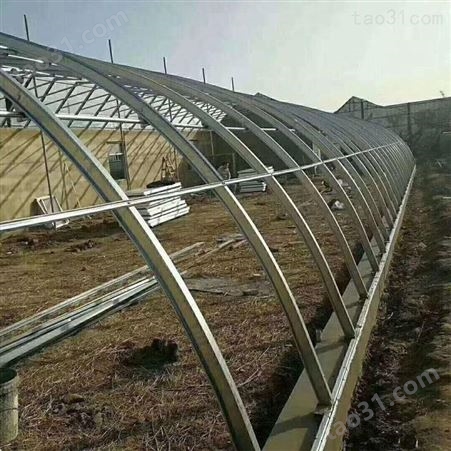 连栋温室建造技术 蔬菜大棚生产厂 玻璃温室搭建 聚友信达8fAcWg型