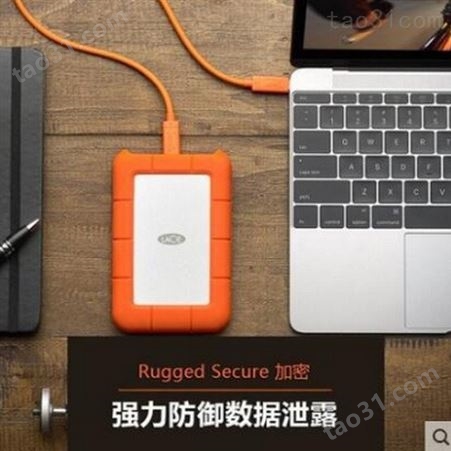 莱斯LaCie Rugged Secure 2.5英寸移动硬盘USB3.0 STFR200