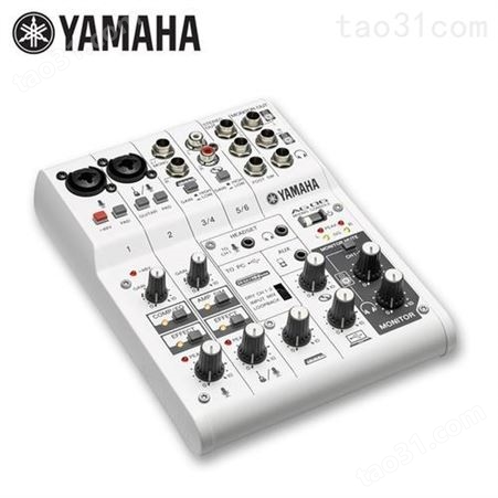 雅马哈(YAMAHA) AG06 03小型调音台声卡电脑手机录音网络K歌直播声卡音响