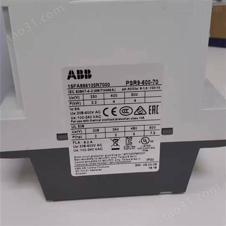 ABB软启动器 PST142-600-70 75KW 142A 供应