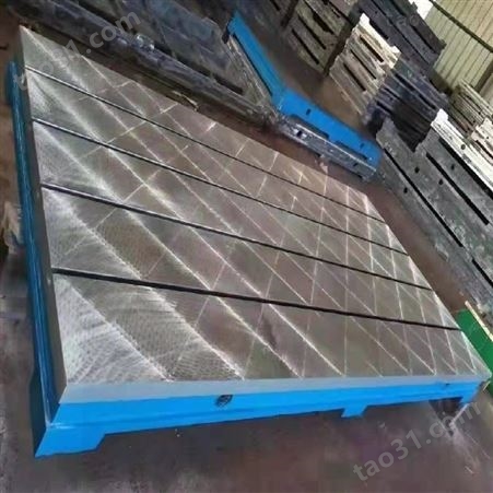 博丰量具 生产供应攻丝机平台对弧样板铸铁工作台 铆焊平台