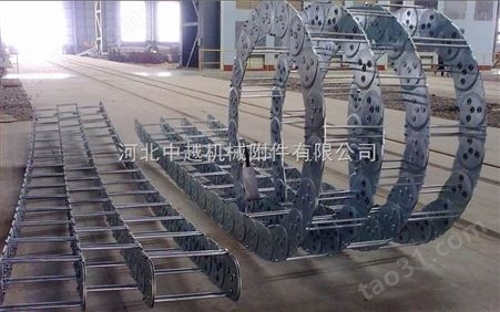 重载机械桥式钢铝拖链