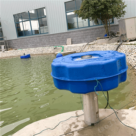 浮水式喷泉曝气机 彩灯景观不锈钢增氧曝气 如克环保