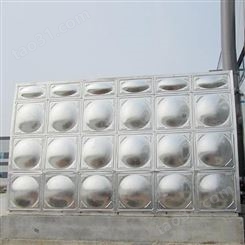 焊接式双层水塔 生产水处理设备 组合式不锈钢方形水箱 支持定制