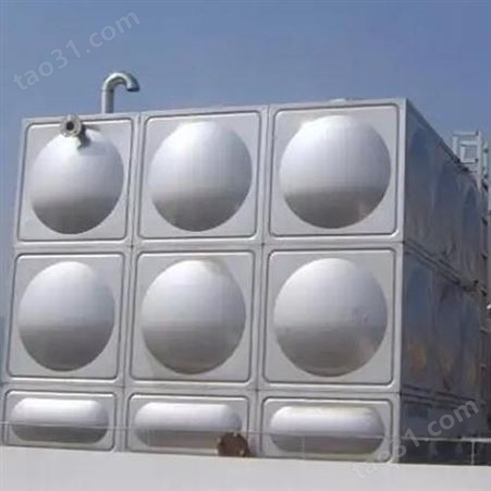 304白钢储水设备 不锈钢保温水箱 保温箱方形组合水塔安装