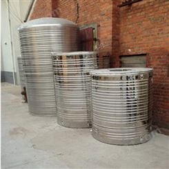 304不锈钢圆形保温水箱 2吨 食品级无菌储水设备 楼顶储水桶