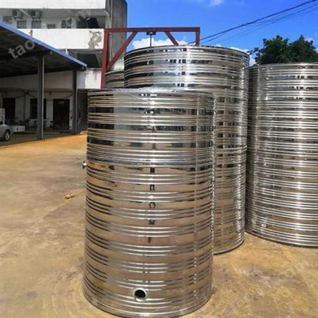 生产不锈钢圆形水箱 家用储水罐 水塔 耐晒耐腐蚀 安全实用