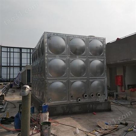 方形热镀锌不锈钢水箱 箱泵一体化设备 大容量消防蓄水池