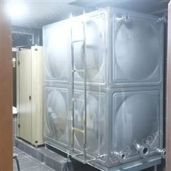 方形立式不锈钢水箱 地埋组合式蓄水罐 专业生产水处理设备