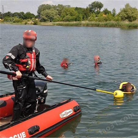 远距离组合式多功能救援杆湖面垂钓溺水搜救杆可伸缩消防涉水杆