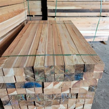 日本柳杉木方托盘新杉木木条铁路枕木不易劈裂