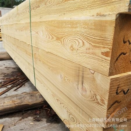 邦皓木业落叶松木方垫设备枕木可定制规格物流打包木条