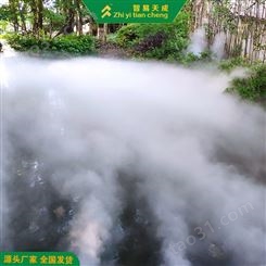 枣庄庭院雾森景观系统设备 假山人造雾 智易天成