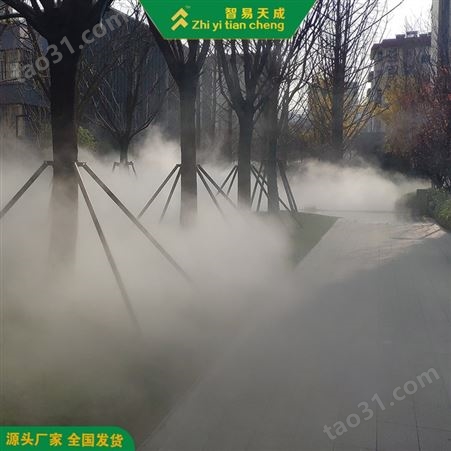 马鞍山景观雾森喷雾系统设备 别墅雾化系统 智易天成