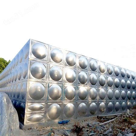 不锈钢水箱 拼装板冲压板批发 组合水箱 中胜 可以定制 水箱工程