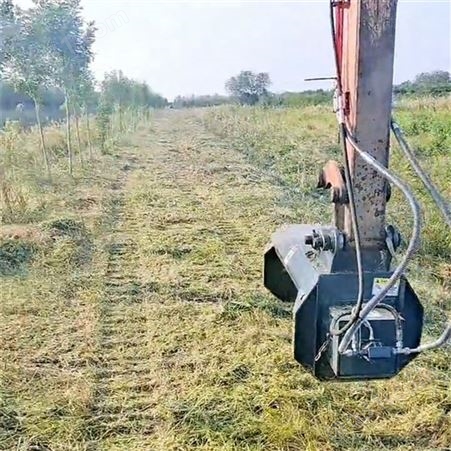 挖掘机改装割草机 挖机悬挂式碎草机 结构稳定
