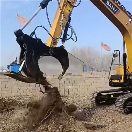 WSGJ-T7宏苹销售树根挖拔器 荒山治理挖机挖树根机 经济实惠