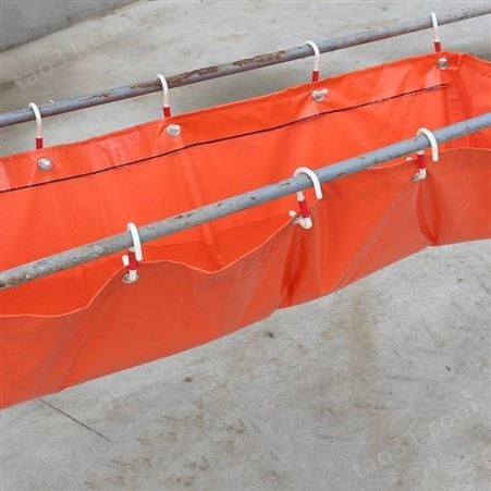 矿用阻燃抗静电隔爆水袋 PVC涂覆布水袋  GD60型 60升规格尺寸