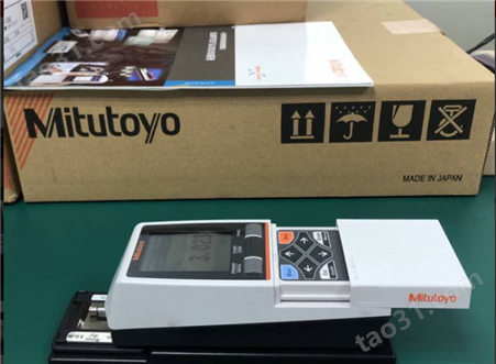 日本进口Mitutoyo三丰SJ-410便携式表面粗糙度仪带光泽度打印机