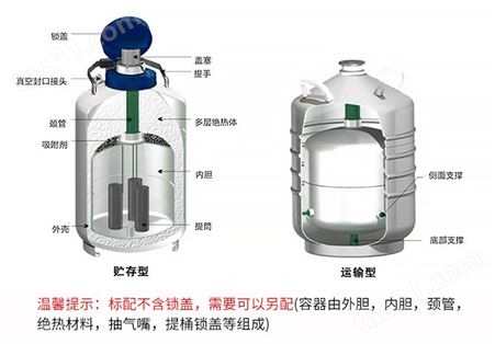 成都金凤运输型液氮生物容器YDS-100B-80