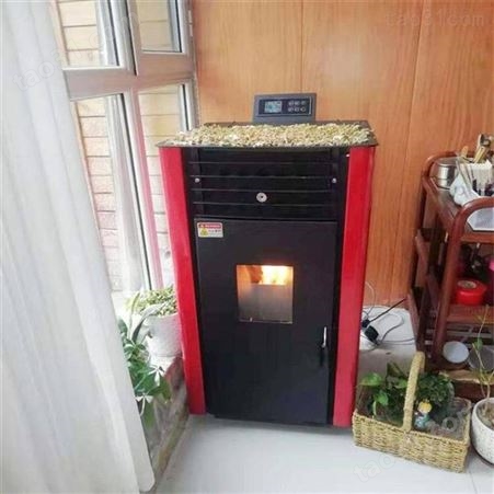 南方冬季家用生物质颗粒取暖炉 节能环保真火壁炉