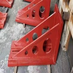 直角铸铁弯板 康兴供应 1级人工刮研大型铸铁弯板 工装铸铁靠板
