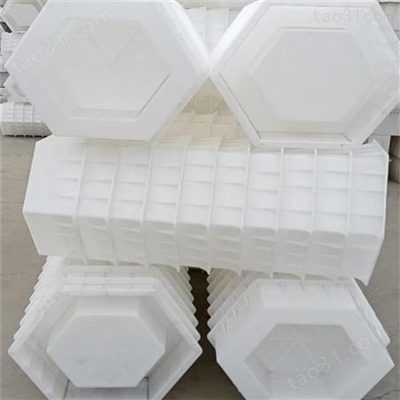 空心六角形护坡模具 耐老化 塑料六角形护坡模具 界万出品