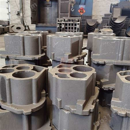 沧州益恒机械厂家供应 树脂砂铸造工艺 压缩机球铁铸件 QT500材质