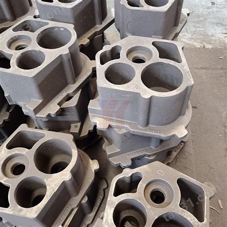 沧州益恒机械厂家供应 树脂砂铸造工艺 压缩机球铁铸件 QT450材质