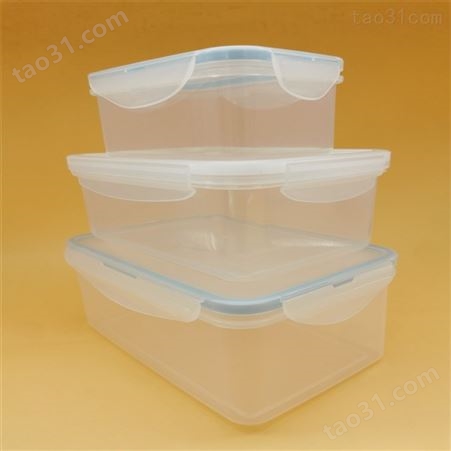 密封环扣玻璃保鲜盒 长方形冰箱专用冷藏 可微波炉加热专用 佳程