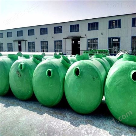 万锦贺州玻璃钢化粪池1.5-100立方米 广西农村厕改玻璃钢化粪池生产厂家供应