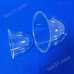 迪泰吸塑加工厂家 大小透明圆形盖子 ABS厚片吸塑来样定制