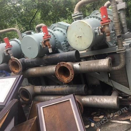 惠州市旧空调回收价格 开利空调回收公司 螺杆式冷水机拆除