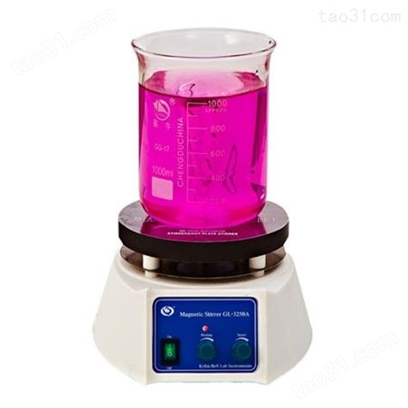 其林贝尔 磁力搅拌器 GL-3250A搅拌机 实验可加热