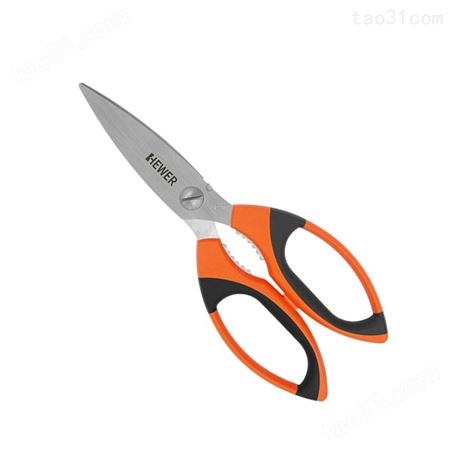德国熙骅HEWER 安全刀具HS-5651 不锈钢防滑不伤手工业安全剪刀