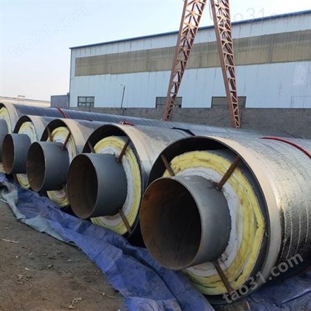 加工生产DN200防腐保温钢管 钢套钢蒸汽保温管  按需定制